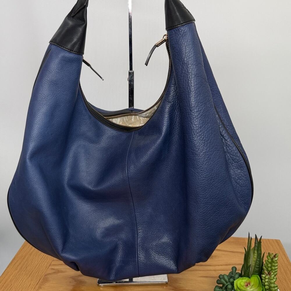 India Hicks Navy Isabella Hobo Bag - Picture 3 of 15
